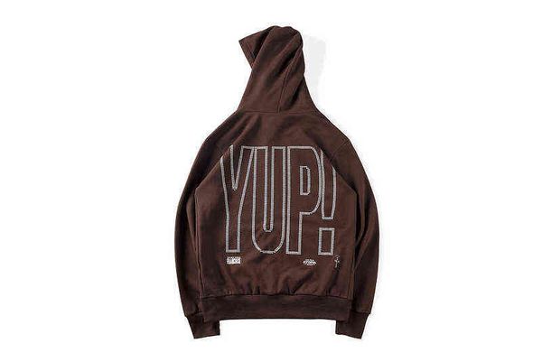 sier hoodie solid zipper, Black