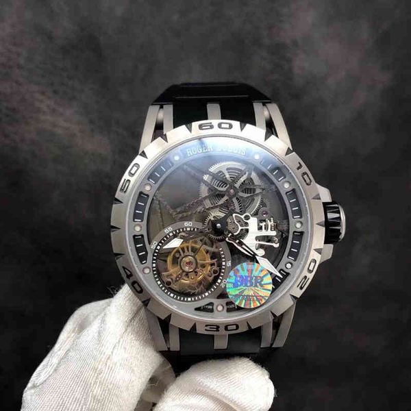 roge dubi king series titanium alloy mens high-end fashion hollow out real tourbillon mechanical watch, Slivery;brown
roge dubi king series titanium alloy mens high-end fashion hollow out real tourbillon mechanical watch, Slivery;brown