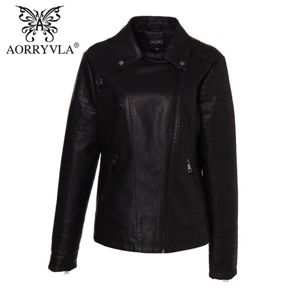 brand faux leather jacket women plus size spring motorcycle black pu leather outerwear slim biker jacket leather coats 201224
brand faux leather jacket women plus size spring motorcycle black pu leather outerwear slim biker jacket leather coats 201224