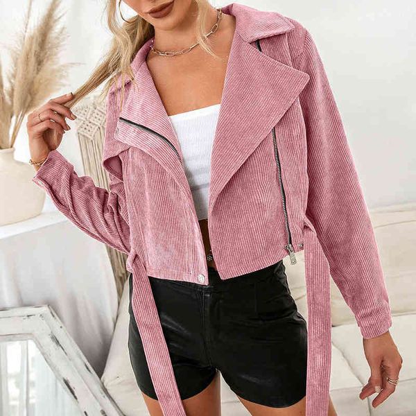 fall/winter women's fashion jacket corduroy lapel side zipper short jacket fashion streetwear l220714, Black
fall/winter women's fashion jacket corduroy lapel side zipper short jacket fashion streetwear l220714, Black