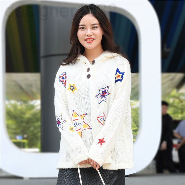 women's knits & tees designer british style niche design sense of autumn and winter leisure sweetness girl embroidered hoodie sweater 0, White
women's knits & tees designer british style niche design sense of autumn and winter leisure sweetness girl embroidered hoodie sweater 0, White