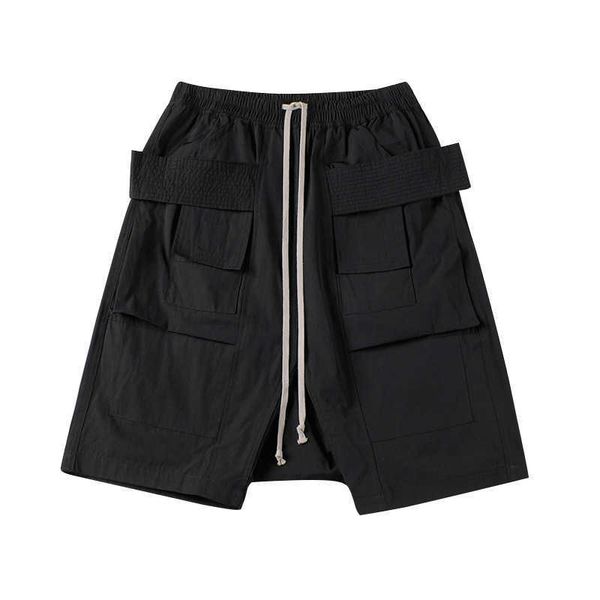 men's shorts ro sub line classic black double ring basic shorts, White;black