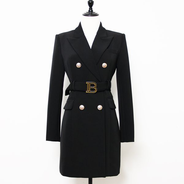 46 xxxl 2022 milan runawy plus size brand same style coat black white women's outerwear buuton womens jacket fashion mansha, Black;brown
46 xxxl 2022 milan runawy plus size brand same style coat black white women's outerwear buuton womens jacket fashion mansha, Black;brown