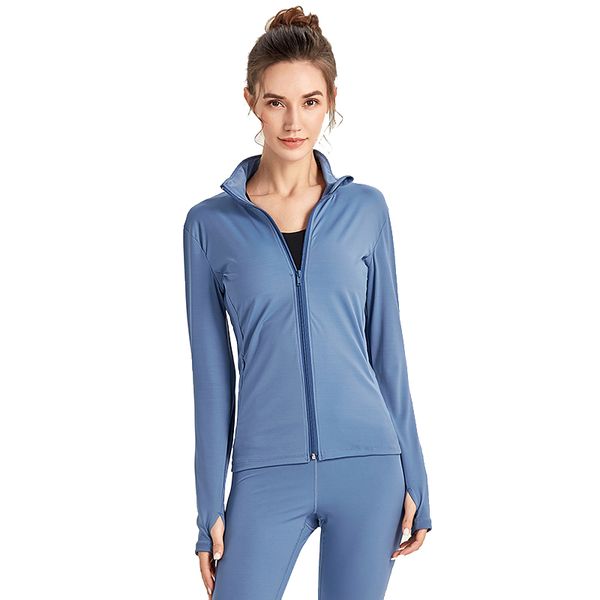 yoga lues jacket running fitness coat thumb hole sports quick dry breathable elasticity tight gym clothes women zipper shirt yw1250
yoga lues jacket running fitness coat thumb hole sports quick dry breathable elasticity tight gym clothes women zipper shirt yw1250