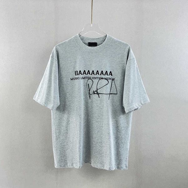22ss summer europe paris signature letter brocken tee fashion mens short sleeve tshirt women clothes casual cotton t shirts, Black;brown
22ss summer europe paris signature letter brocken tee fashion mens short sleeve tshirt women clothes casual cotton t shirts, Black;brown