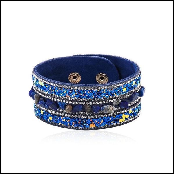 charm bracelets jewelry s1797 fashion pu leather bracelet irregar rubble sequins rhinstone faux leath dh3hx, Golden;silver
charm bracelets jewelry s1797 fashion pu leather bracelet irregar rubble sequins rhinstone faux leath dh3hx, Golden;silver