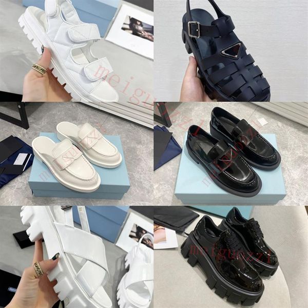 brand woman sandals genuine leather dress shoe luxurys slippers fashion rome loafers lady platform flat slipper design242l, Black
brand woman sandals genuine leather dress shoe luxurys slippers fashion rome loafers lady platform flat slipper design242l, Black