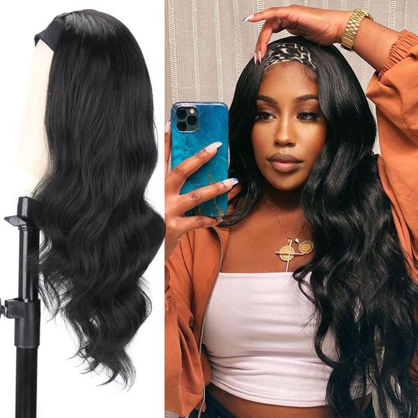 wig body wave natural blond with headband fake hair synthetic wigs for black women, Golden;white
wig body wave natural blond with headband fake hair synthetic wigs for black women, Golden;white