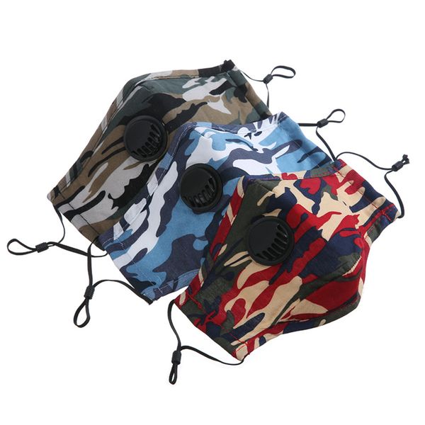 reusable cloth face masks adjustable camouflage mask with air valve and filter pocket for adult
reusable cloth face masks adjustable camouflage mask with air valve and filter pocket for adult