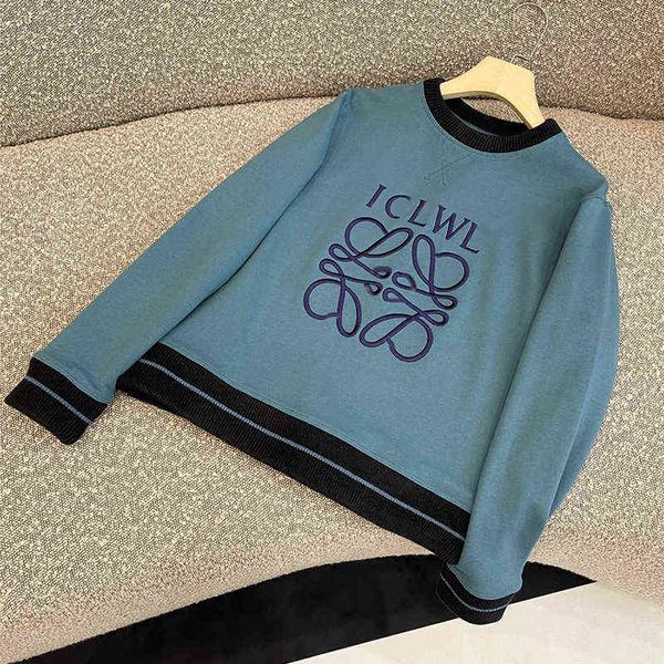 heavy industry embroidery new style sweater women's loose bf style neck top, Black
heavy industry embroidery new style sweater women's loose bf style neck top, Black