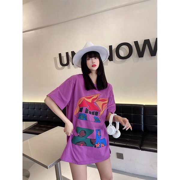 3001 women's t-shirt 2022 summer niche alphabet short-sleeved women's american retro loose and lazy, White
3001 women's t-shirt 2022 summer niche alphabet short-sleeved women's american retro loose and lazy, White