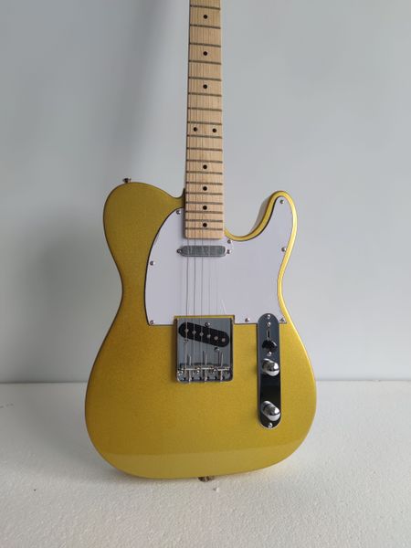 factory custom tl electric guitar gold paint 6-string guitar basswood body maple neck tone perfect postage
factory custom tl electric guitar gold paint 6-string guitar basswood body maple neck tone perfect postage