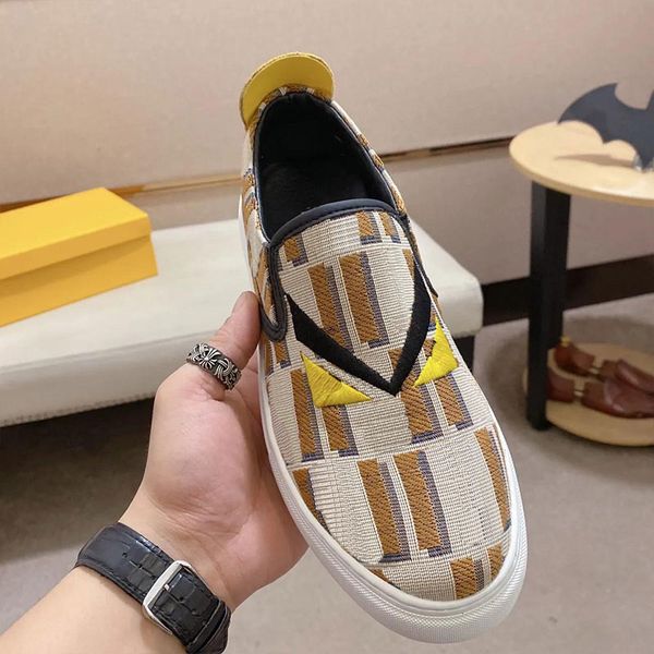 classic embroidered letter mens casual shoes man sneakers canvas speed trainer roam runner loafers rubber sole dress shoes genuine leather i, Black
classic embroidered letter mens casual shoes man sneakers canvas speed trainer roam runner loafers rubber sole dress shoes genuine leather i, Black