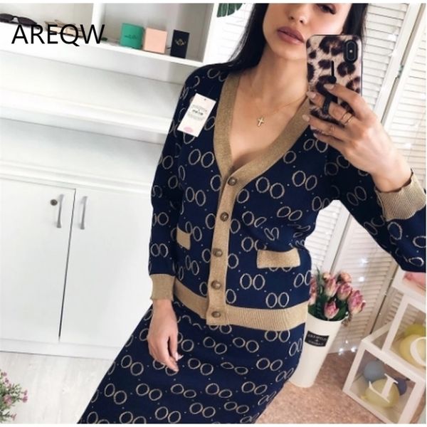 women winter knitted suit two-piece cardigan jacket + western fashion skirt female suit/sets 220318, White
women winter knitted suit two-piece cardigan jacket + western fashion skirt female suit/sets 220318, White