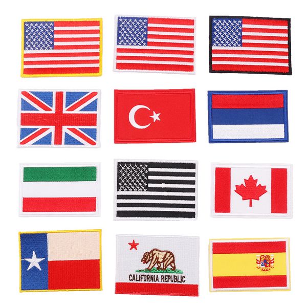 sewing notions 3.5x2.5 inch large size american us flag embroidered patches iron on or sew on clothes bags diy garment applique, Black
sewing notions 3.5x2.5 inch large size american us flag embroidered patches iron on or sew on clothes bags diy garment applique, Black