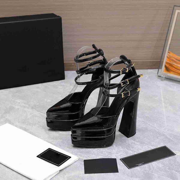 women's designers sandals ladies famous brand chunky heels for women classic luxury platform high heels casual party roman shoes 15.5cm, Black
women's designers sandals ladies famous brand chunky heels for women classic luxury platform high heels casual party roman shoes 15.5cm, Black