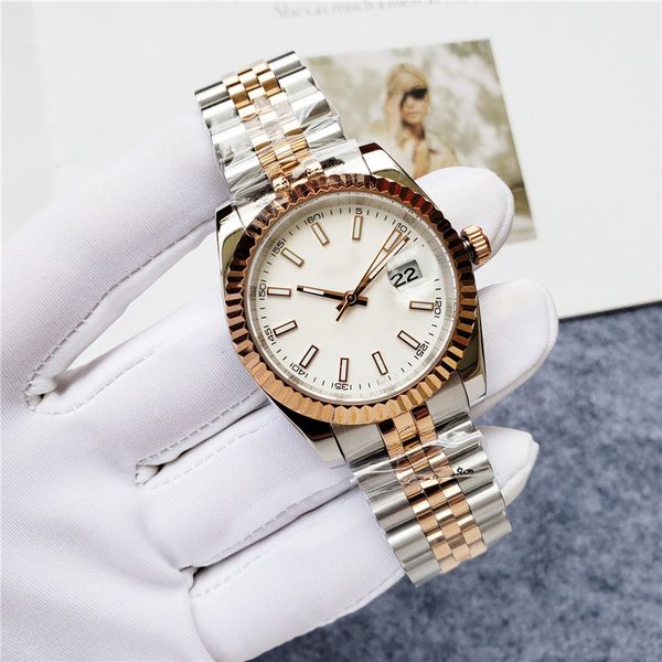 unique couple watch automatic mechanical watches 28 31 36 41mm optional mens wristwatch fashion ladies wristwatches stainless steel strap pe, Slivery;brown
unique couple watch automatic mechanical watches 28 31 36 41mm optional mens wristwatch fashion ladies wristwatches stainless steel strap pe, Slivery;brown