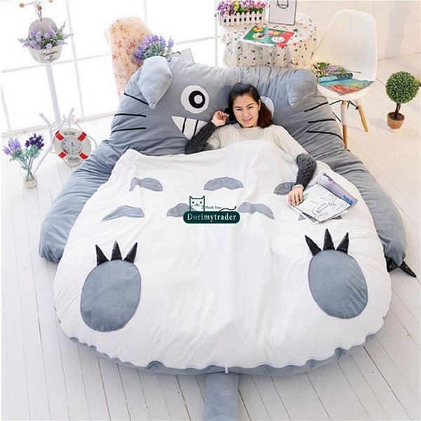 dorimytrader 210cm x 170cm pop japanese anime gray totoro plush bed beanbag big stuffed cartoon totoro sleeping bag tatami sofa dy261v
dorimytrader 210cm x 170cm pop japanese anime gray totoro plush bed beanbag big stuffed cartoon totoro sleeping bag tatami sofa dy261v