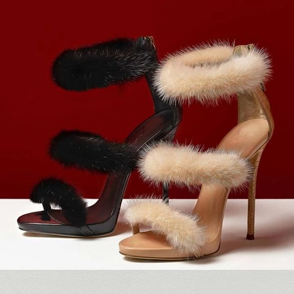 gladiator sandals fur narrow band chic stiletto heel black women party big foot designer shoes unique heels fashion show
gladiator sandals fur narrow band chic stiletto heel black women party big foot designer shoes unique heels fashion show