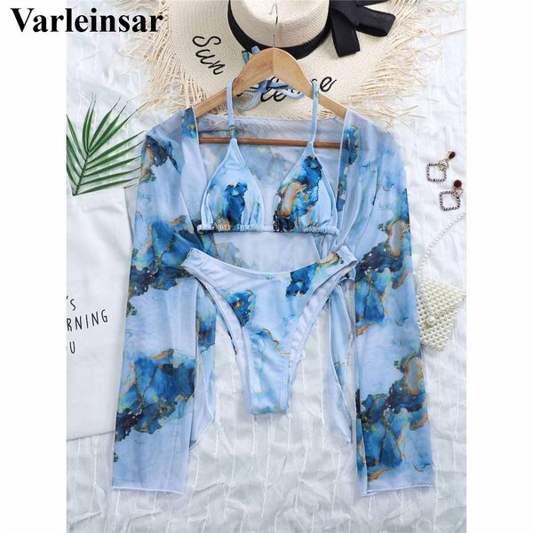 long sleeve tie dye bikini female swimsuit women swimwear three-pieces bikini set halter bather bathing suit swim v2873b, White;black
long sleeve tie dye bikini female swimsuit women swimwear three-pieces bikini set halter bather bathing suit swim v2873b, White;black