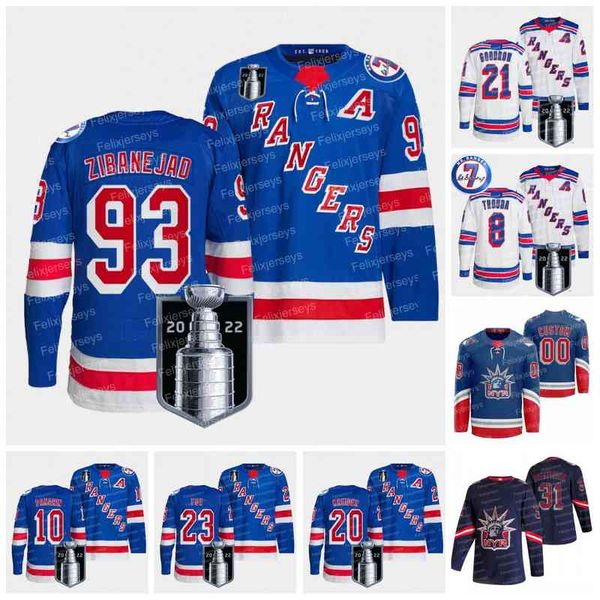 93 mika zibanejad rangers 2022 stanley cup jersey igor shesterkin adam fox chris kreider artemi panarin jacob trouba alexis lafreniere ryan, Black
93 mika zibanejad rangers 2022 stanley cup jersey igor shesterkin adam fox chris kreider artemi panarin jacob trouba alexis lafreniere ryan, Black