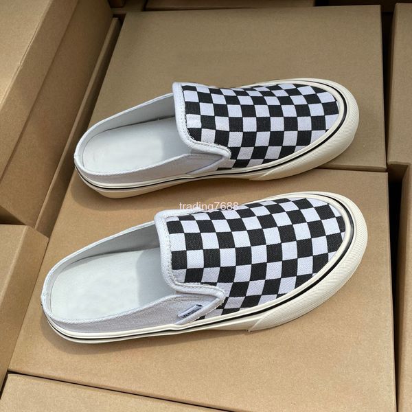 slippers canvas shoes women's summer baotou semi slippers casual non heel comfortable flat bottomed lazy, Black
slippers canvas shoes women's summer baotou semi slippers casual non heel comfortable flat bottomed lazy, Black