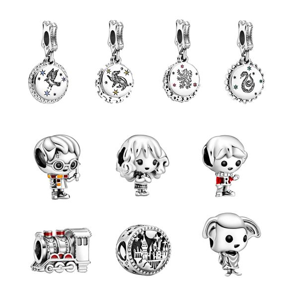 new classic 925 sterling silver charms fit pandora bracelets for women diy making tv characters series luxury jewelry gift with original bag, Black
new classic 925 sterling silver charms fit pandora bracelets for women diy making tv characters series luxury jewelry gift with original bag, Black