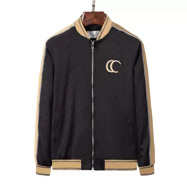 jackets coats with zipper classical letter print long sleeve windbreaker m-3xl, Black;brown
jackets coats with zipper classical letter print long sleeve windbreaker m-3xl, Black;brown