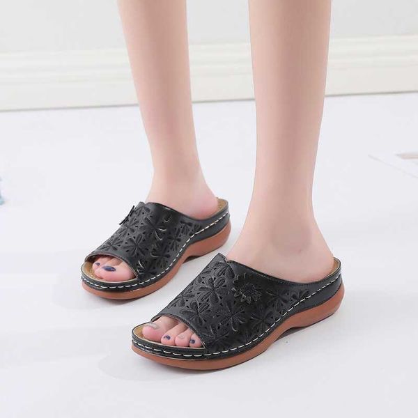classic luxury paris large european and american style new summer wedge heels large size thick bottom 35-43 women's slippers designer e, Black
classic luxury paris large european and american style new summer wedge heels large size thick bottom 35-43 women's slippers designer e, Black
