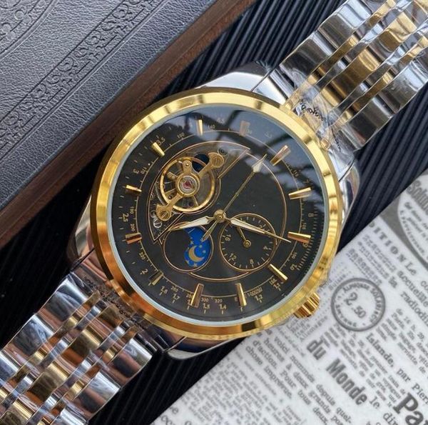 mens watch automatic mechanical watches for men wristwatch 42mm fashion classic business designer wristwatches stainless steel case montre d, Slivery;brown
mens watch automatic mechanical watches for men wristwatch 42mm fashion classic business designer wristwatches stainless steel case montre d, Slivery;brown