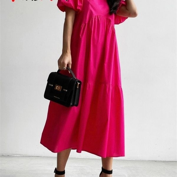 casual women summer maxi dress 100% cotton o neck aline oversize short sleeve midi dress puff sleeve white green long dress d220611, Black;gray
casual women summer maxi dress 100% cotton o neck aline oversize short sleeve midi dress puff sleeve white green long dress d220611, Black;gray