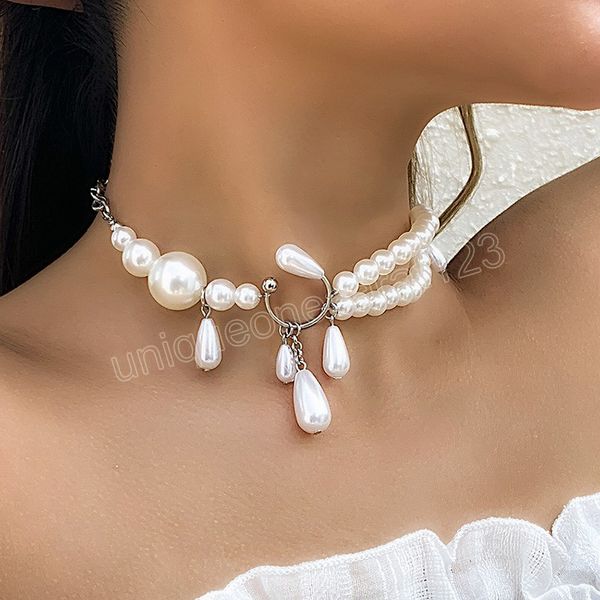 pearl beads flower pendants necklaces for women trendy charms wedding short choker necklace fashion jewelry for neck collar, Silver
pearl beads flower pendants necklaces for women trendy charms wedding short choker necklace fashion jewelry for neck collar, Silver