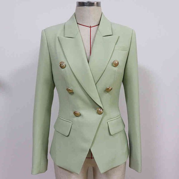 women's suits & blazers 2022 trendy avocado green women's jacket coat metal lion head button double breasted slim suit sv1z, White;black
women's suits & blazers 2022 trendy avocado green women's jacket coat metal lion head button double breasted slim suit sv1z, White;black