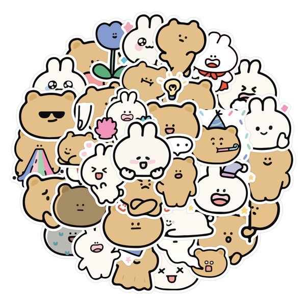 40pcs cartoon bear graffiti cute stickers for notebook luggage diy guitar refrigerator skateboard helmet notebook waterproof
40pcs cartoon bear graffiti cute stickers for notebook luggage diy guitar refrigerator skateboard helmet notebook waterproof