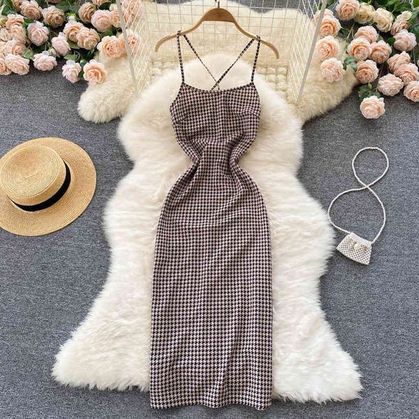 casual dresses thousand bird grid holiday dress design sense cross strap backless slim fit a-line skirt ou44, Black;gray
casual dresses thousand bird grid holiday dress design sense cross strap backless slim fit a-line skirt ou44, Black;gray