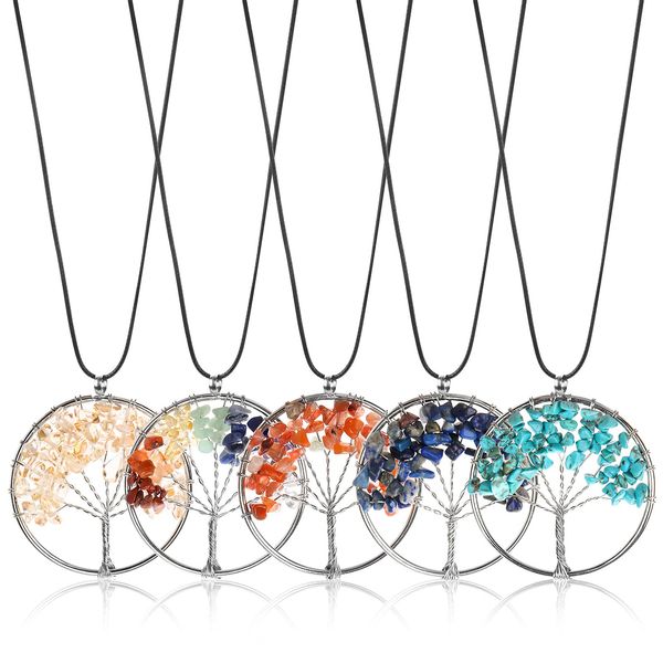 pendant necklaces benospace the chakra life of tree beads crystal quartz fortune necklace wire wrapped wisdom charm for earrings brac amgcd, Silver
pendant necklaces benospace the chakra life of tree beads crystal quartz fortune necklace wire wrapped wisdom charm for earrings brac amgcd, Silver