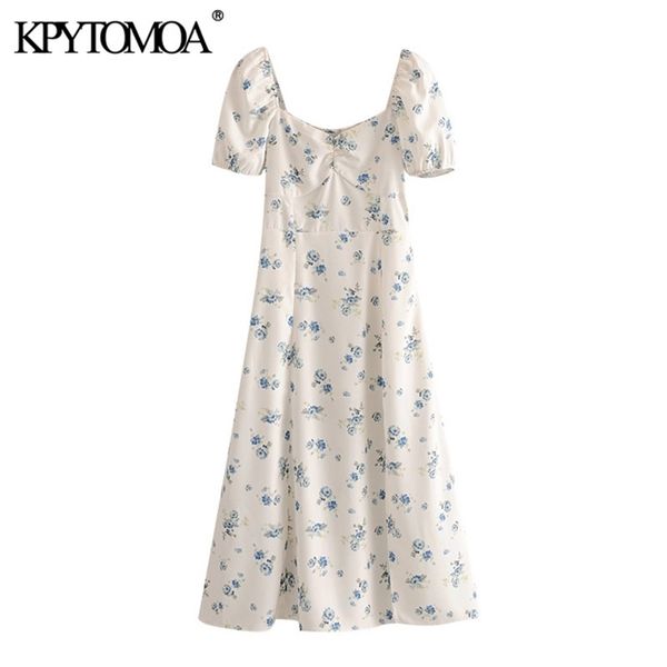 kpytomoa women chic fashion floral print slit midi dress vintage puff sleeves with lining female dresses vestidos mujer t200613, Black;gray
kpytomoa women chic fashion floral print slit midi dress vintage puff sleeves with lining female dresses vestidos mujer t200613, Black;gray
