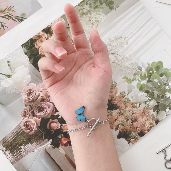 link chain koren blue butterfly bracelets geometric bracelet for women punk kpop street girl party jewelry sweet gifts b002 inte22link, Black
link chain koren blue butterfly bracelets geometric bracelet for women punk kpop street girl party jewelry sweet gifts b002 inte22link, Black