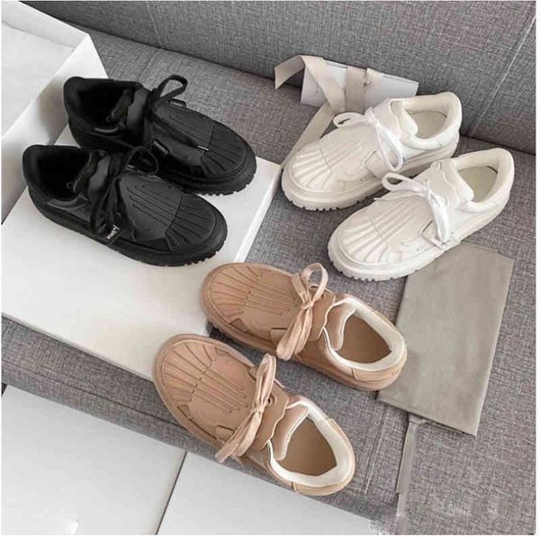 dress shoes d family shell shoes women's spring and summer round head leather thick soled leisure small white lace up flat by73, Black
dress shoes d family shell shoes women's spring and summer round head leather thick soled leisure small white lace up flat by73, Black