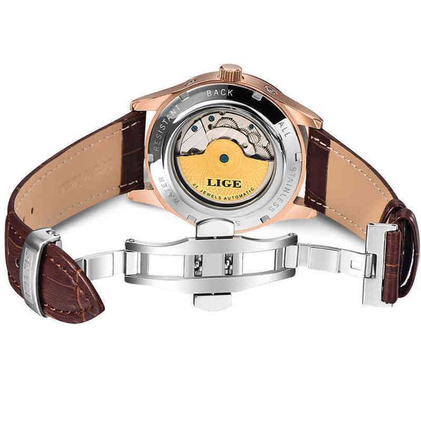wristwatches brand men watches automatic mechanical watch sport clock leather casual business retro wristwatch relojes hombre 220609, Slivery;brown
wristwatches brand men watches automatic mechanical watch sport clock leather casual business retro wristwatch relojes hombre 220609, Slivery;brown