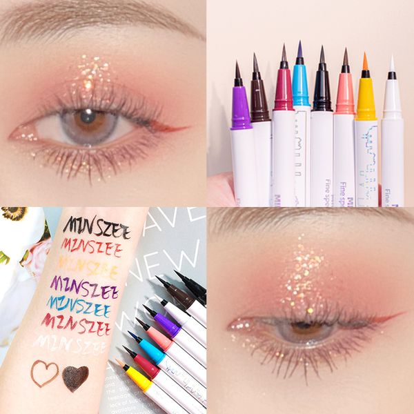 matte eyeliner pencil white black brown long lasting waterproof soft head colored eyeliner pen
matte eyeliner pencil white black brown long lasting waterproof soft head colored eyeliner pen