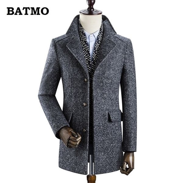 batmo arrival winter wool thicked trench coat menmen's grey casual wool 60% jackets828 201127, Black
batmo arrival winter wool thicked trench coat menmen's grey casual wool 60% jackets828 201127, Black