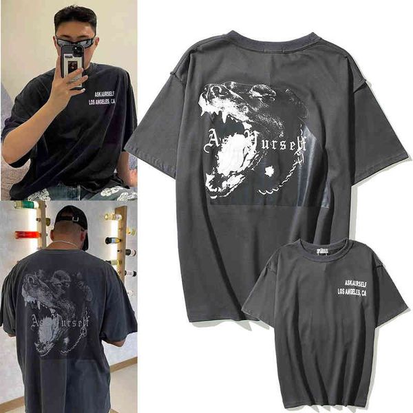 2022 summer new hip hop high street dog print short t-shirt sleeve streetwear women clothes loose, White;black
2022 summer new hip hop high street dog print short t-shirt sleeve streetwear women clothes loose, White;black