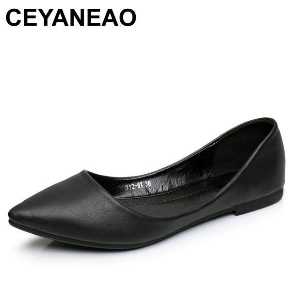 ceyaneao women fashion flat with womens shoes shallow pointed size 3541e974 220613, Black
ceyaneao women fashion flat with womens shoes shallow pointed size 3541e974 220613, Black