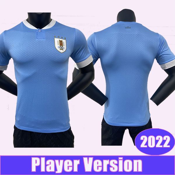 2022 uruguay g. de earrascaeta player version soccer jerseys d.godin j. m. gimenez f. valverde e. cavani home fotball shirt short sleeves, Black;yellow
2022 uruguay g. de earrascaeta player version soccer jerseys d.godin j. m. gimenez f. valverde e. cavani home fotball shirt short sleeves, Black;yellow