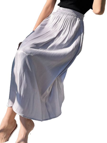 dazy solid elastic waist skirt r0mq#, Black 
dazy solid elastic waist skirt r0mq#, Black