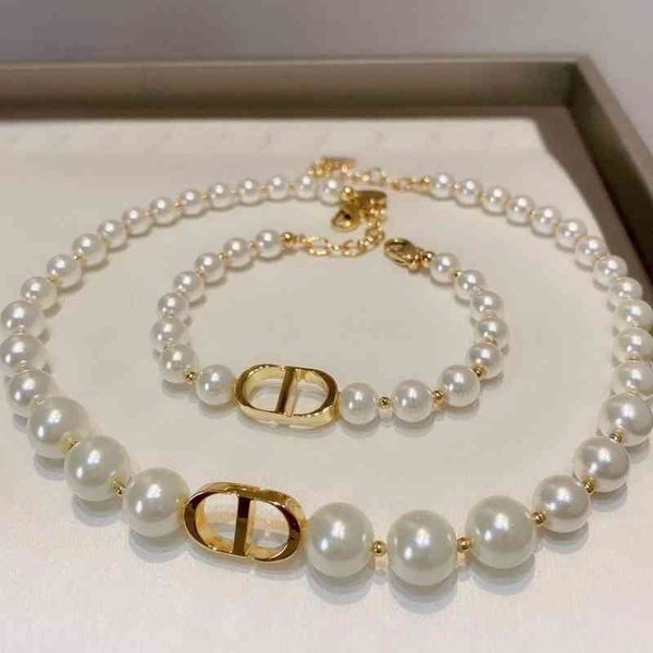 2022 factory wholesale new dijia pearl women's net red necklace clavicle chain shell bead bracelet set, Silver
2022 factory wholesale new dijia pearl women's net red necklace clavicle chain shell bead bracelet set, Silver