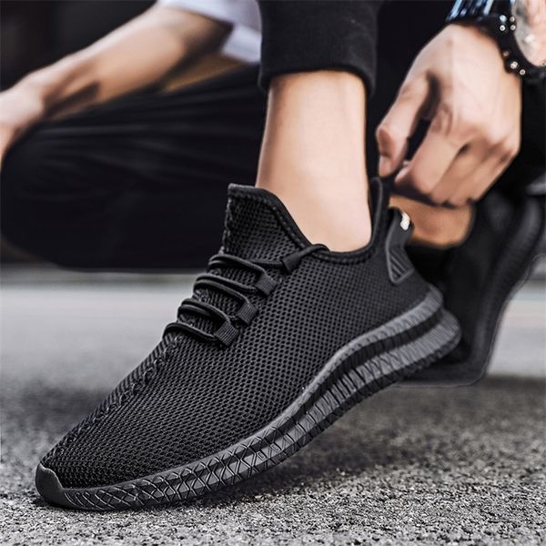 men casual sneakers breathable summer fashion outdoor footwear male light walking shoes 220602, Black;white
men casual sneakers breathable summer fashion outdoor footwear male light walking shoes 220602, Black;white