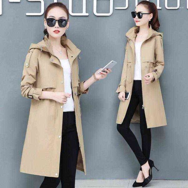 women's trench coats khaki plus size coat women mid-length overcoat clothes 2022 spring autumn fashion hooded windbreaker basic female, Tan;black
women's trench coats khaki plus size coat women mid-length overcoat clothes 2022 spring autumn fashion hooded windbreaker basic female, Tan;black