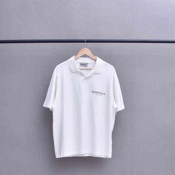 50% discount double of god fog essentials thread short sleeve reflective letter polo shirt loose couple factory sales, White;black
50% discount double of god fog essentials thread short sleeve reflective letter polo shirt loose couple factory sales, White;black